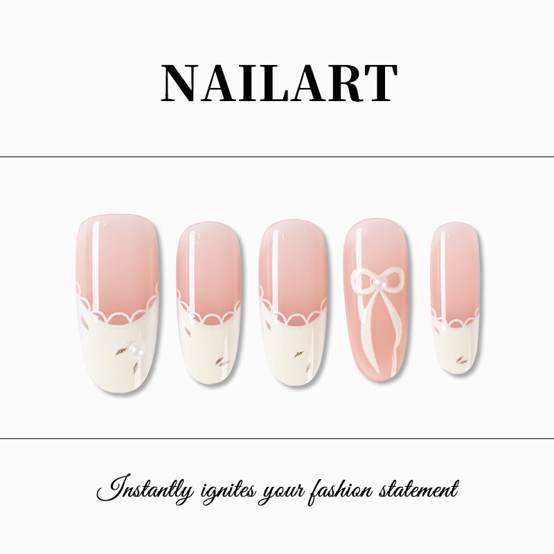 Elegante Press-On-Nagel Dekoration Karnz