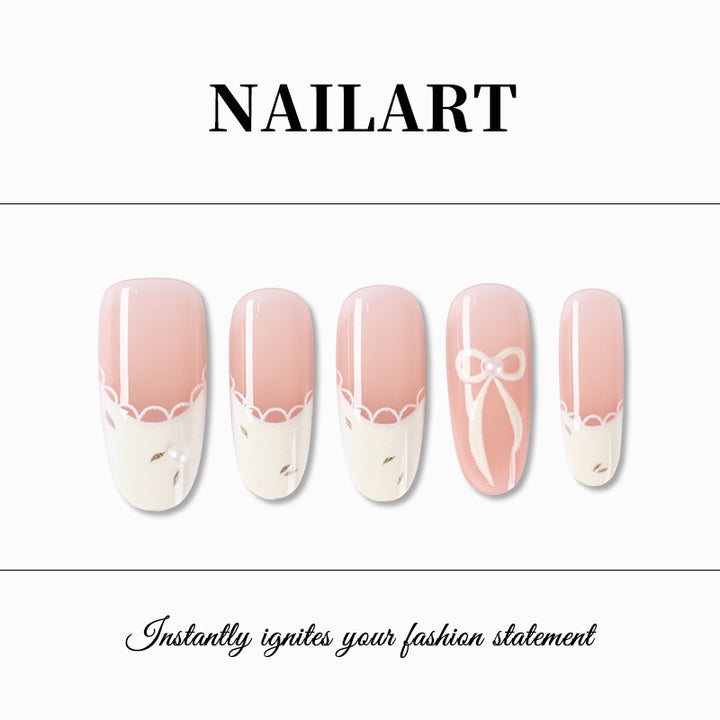Elegante Press-On-Nagel Dekoration Karnz