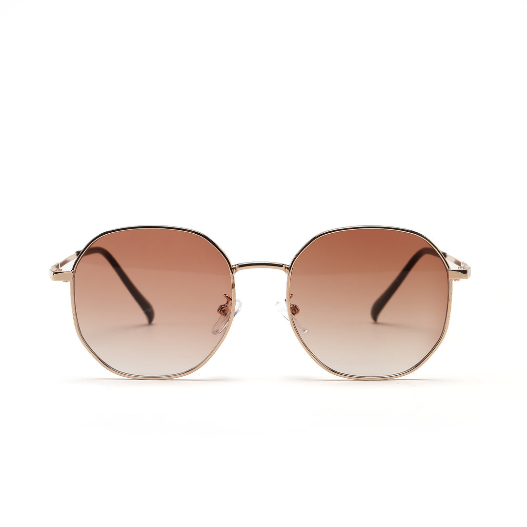 Damen elegante Sonnenbrille mit auffälliger Rahmenstruktur Karnz