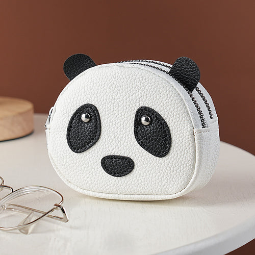Niedliche Panda-Themen Reißverschluss-Münzbörse