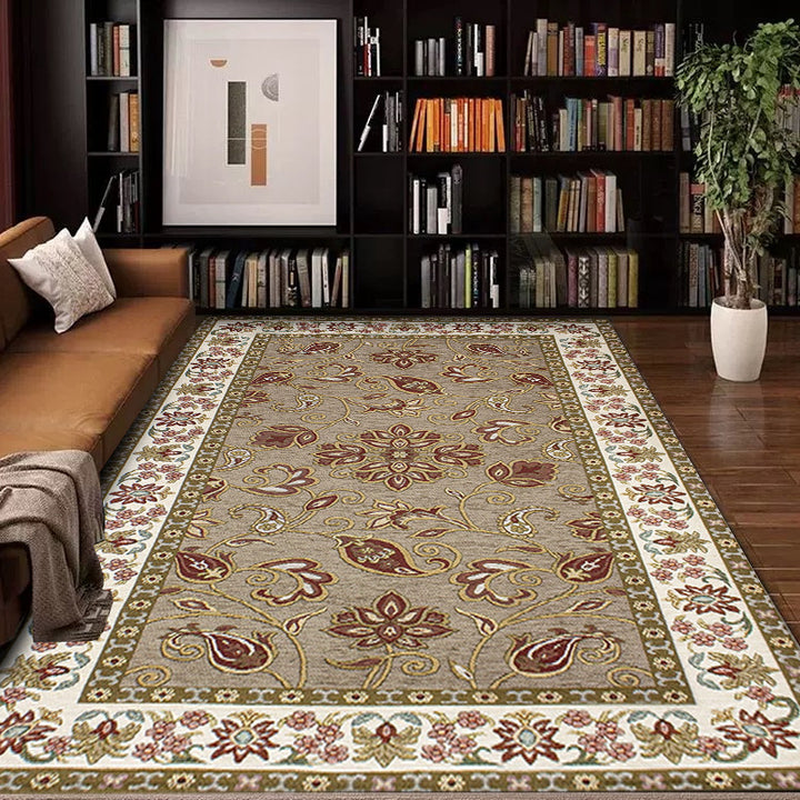 Vintage Floral Design Bereich Teppich
