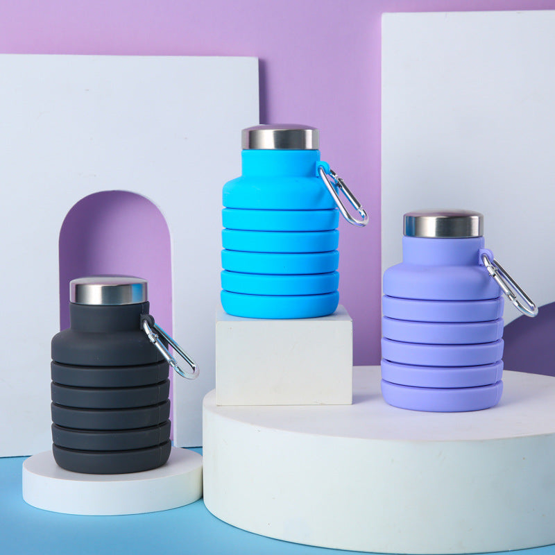 Damen faltbare Silikon-Trinkflasche Karnz