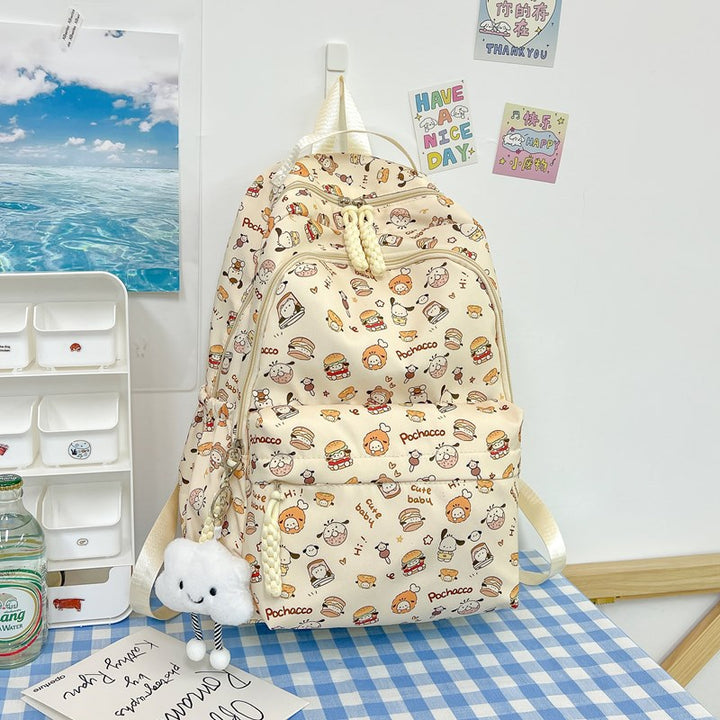 Verspielter Charakterdruck Rucksack