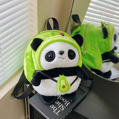 Plüsch-Rucksack mit Panda-Design Karnz