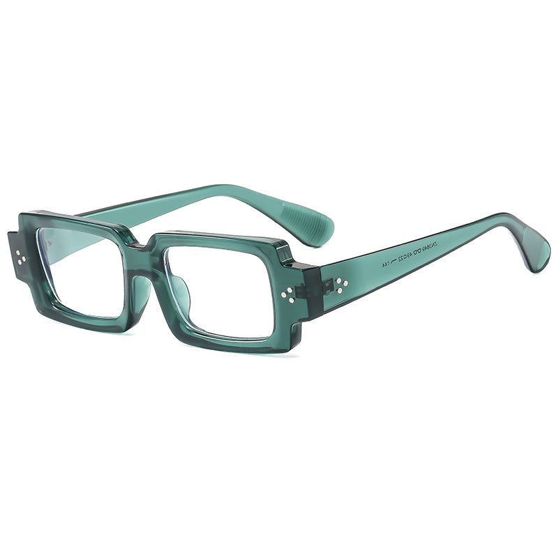 Fette rechteckige Rahmenbrille Karnz
