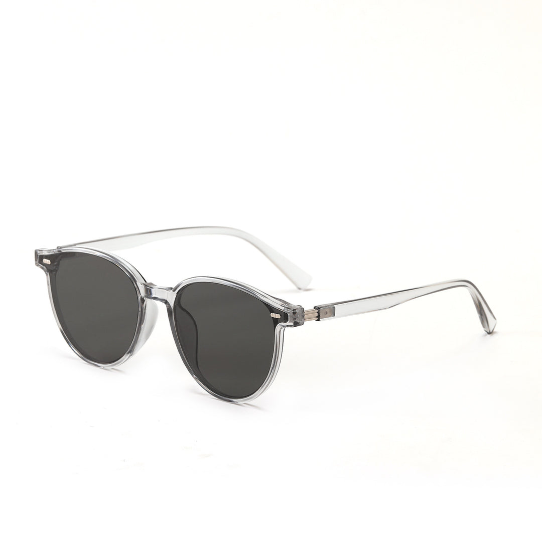 Damen stilvolle Sonnenbrille mit elegantem transparentem Rahmen Karnz