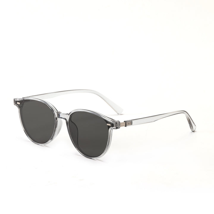 Damen stilvolle Sonnenbrille mit elegantem transparentem Rahmen Karnz
