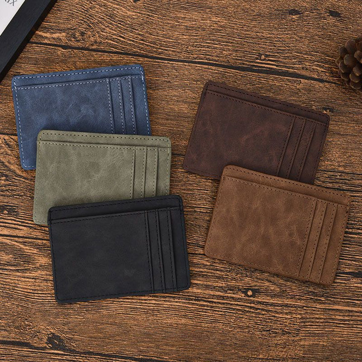 Minimalistische Leder Kartenhalter