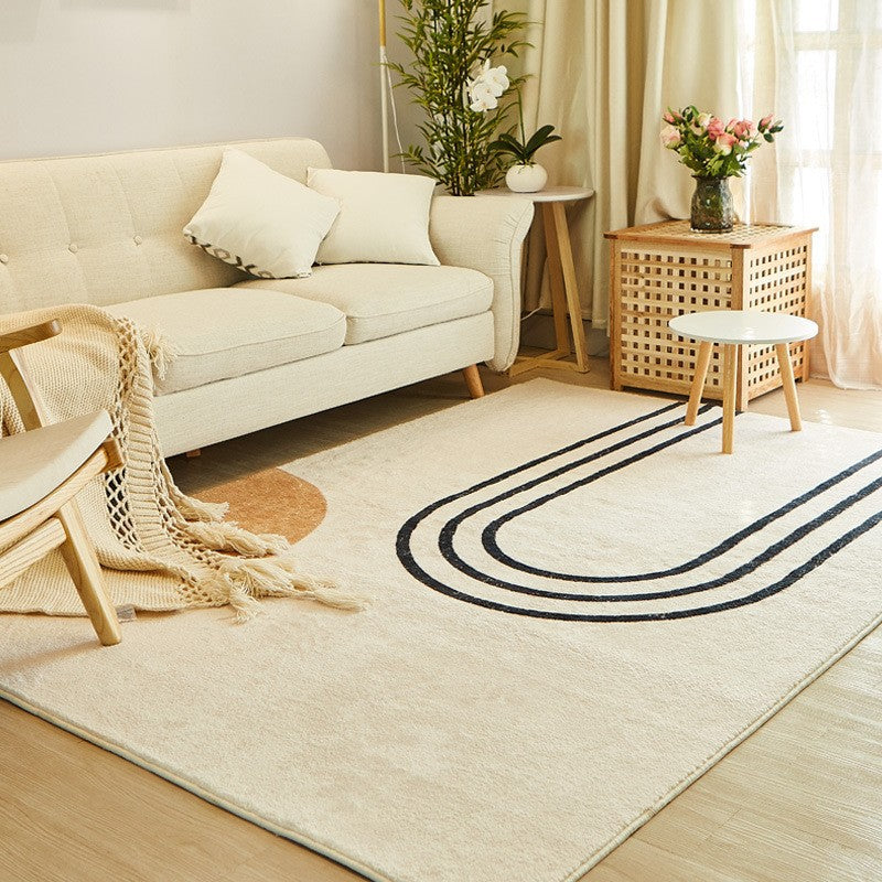 Abstraktes Design Boden Teppich Karnz
