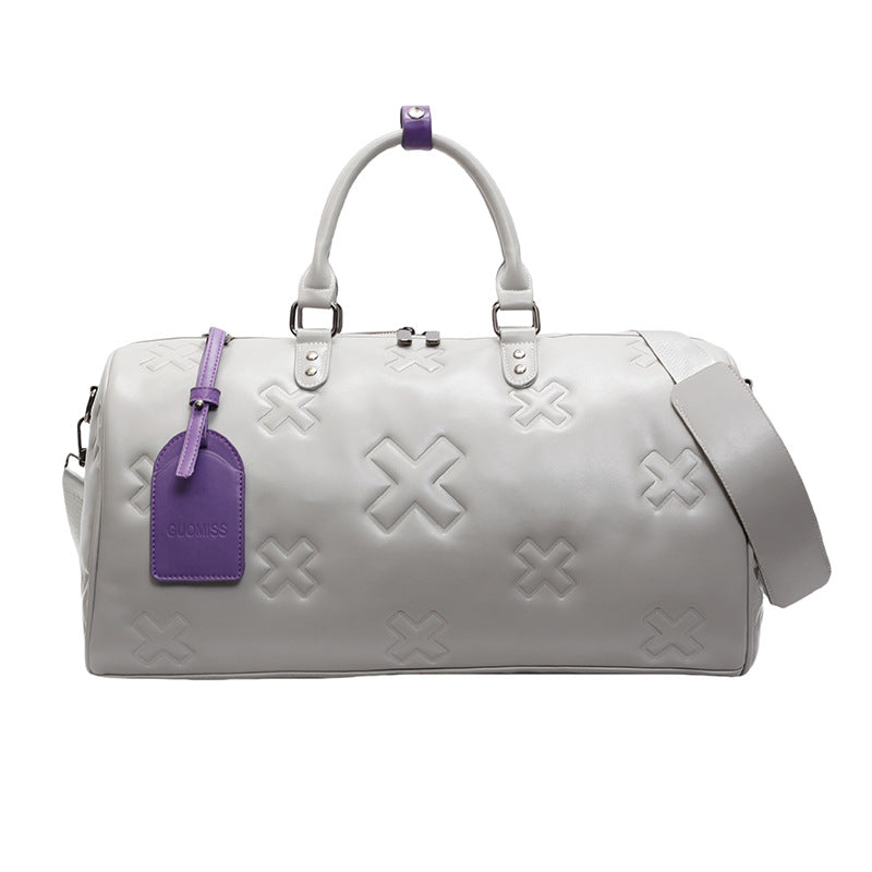 Premium Leder Reise Duffel Tasche Karnz