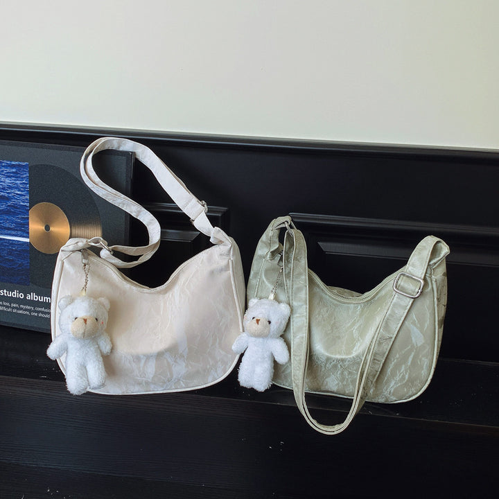 Zeitgenössische Weiche Leder Schultertasche Karnz