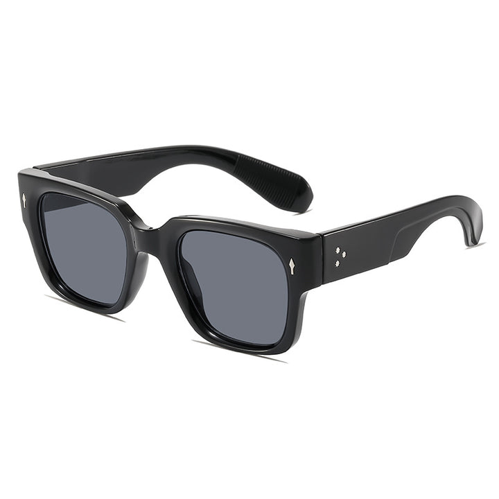 Bold Chunky Vintage Square Sonnenbrille Karnz