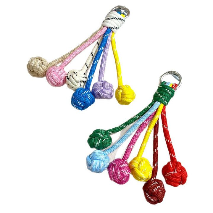 Bunte Knoten Dekor Schlüsselanhänger Karnz