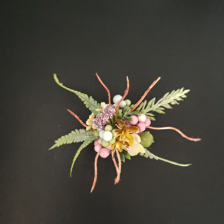 Stylische Florale Reversnadel