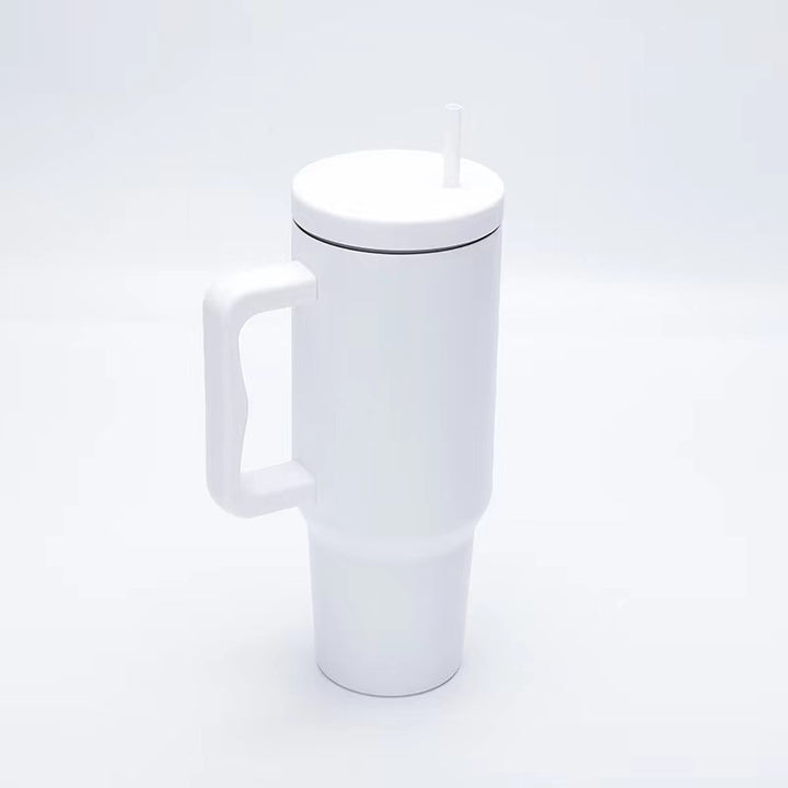 Damen Thermobecher mit ergonomischem Griff und integrierter Trinkhalm Karnz