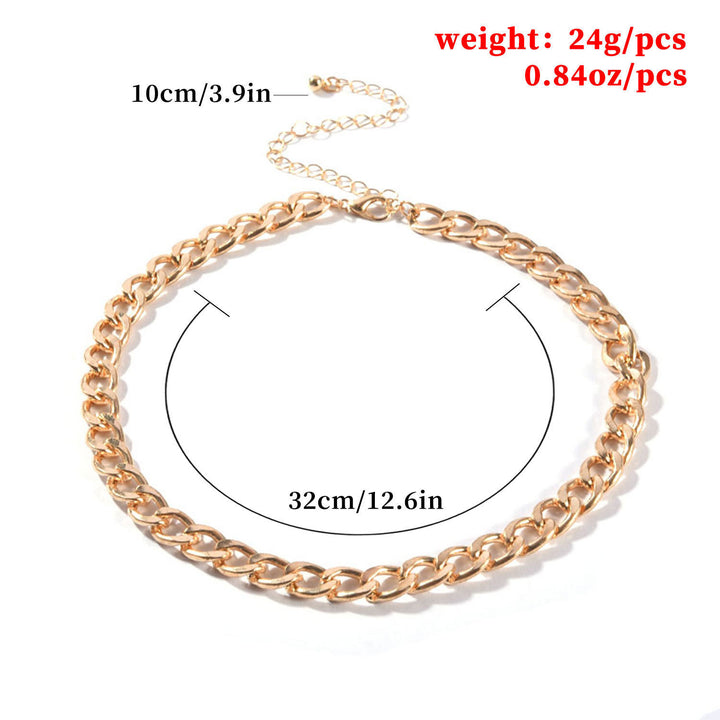 Statement Link Chain Necklace Karnz