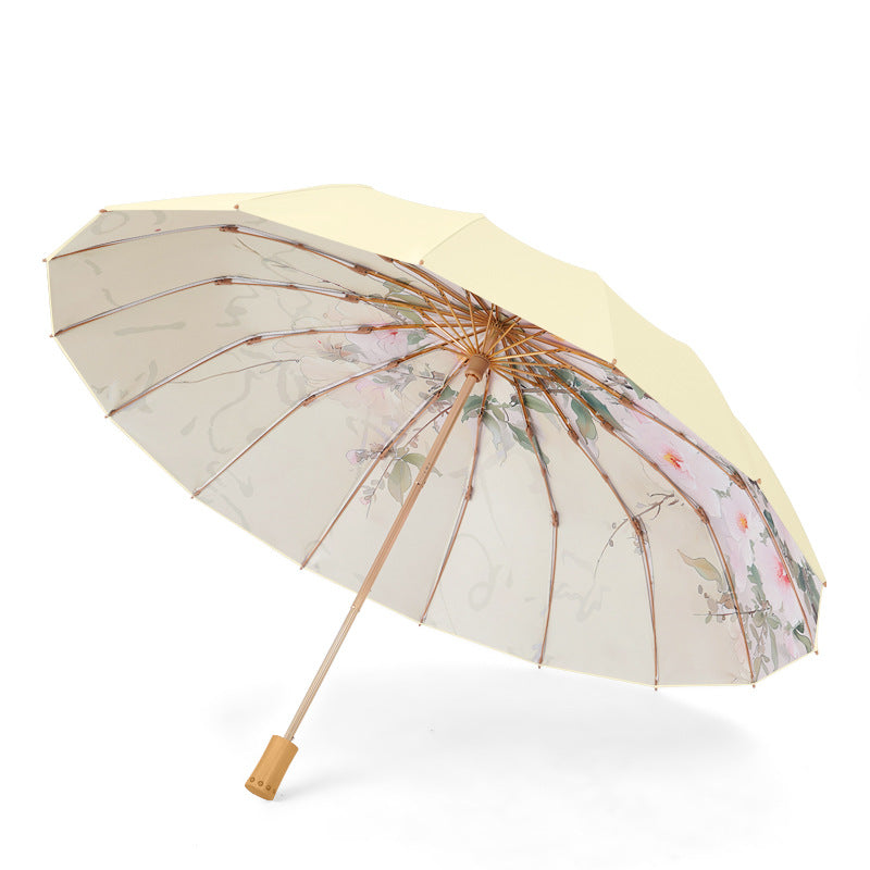 Damen Regenschirm mit floralen Mustern Karnz