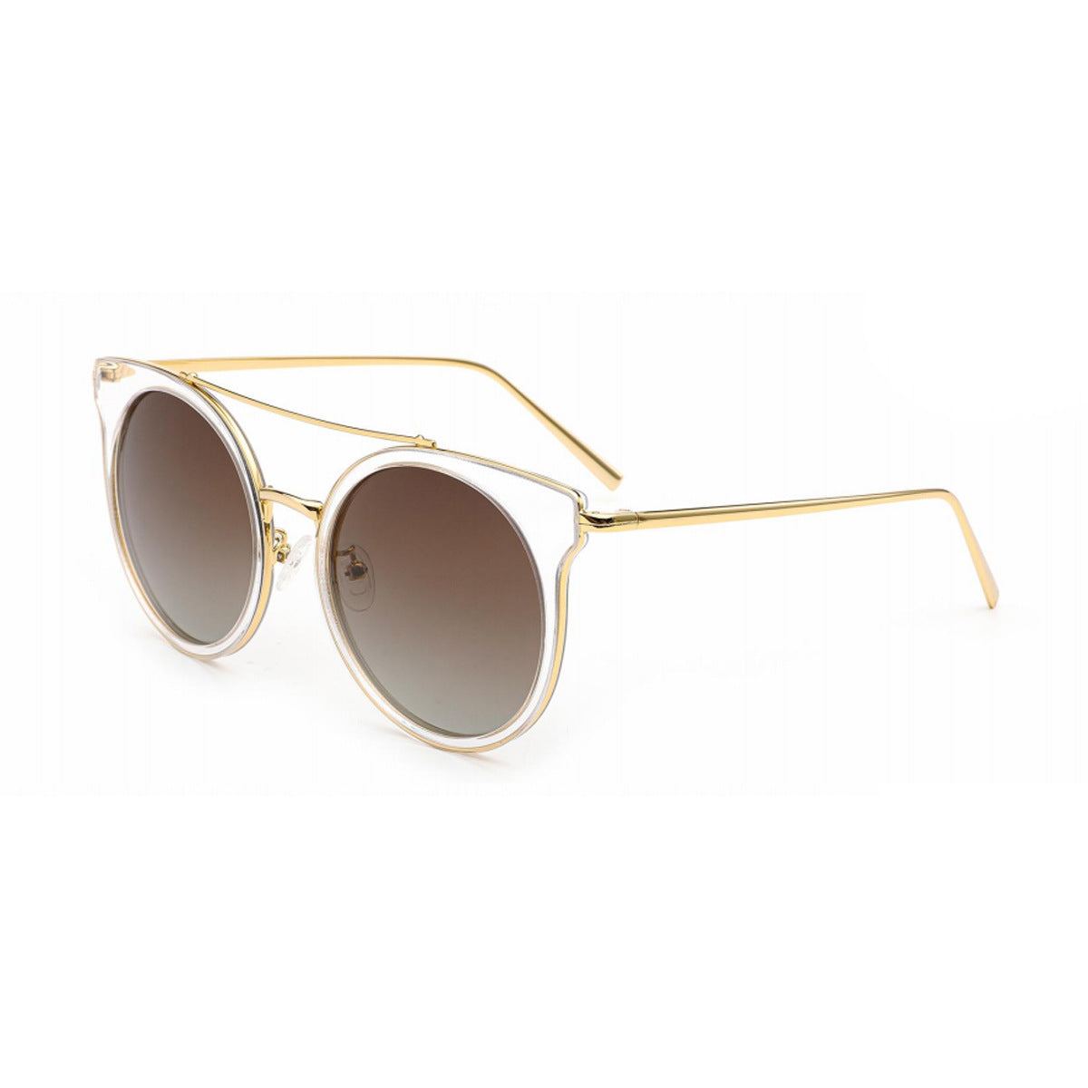 Damen modische Sonnenbrille mit innovativem Cat-Eye-Rahmen und hochwertigen Gläsern Karnz