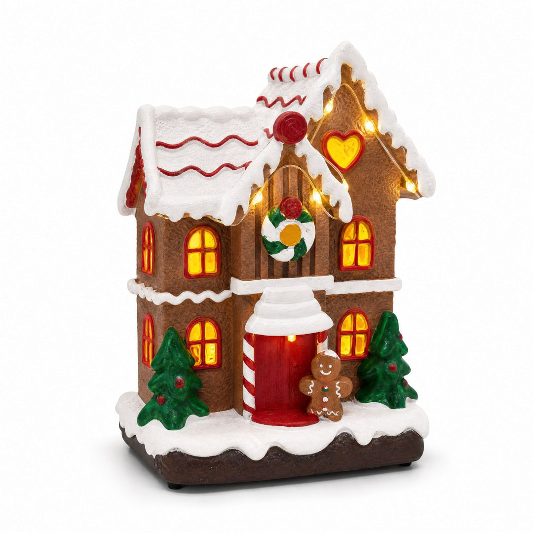 Leuchtendes Weihnachtsdorfdhaus Karnz