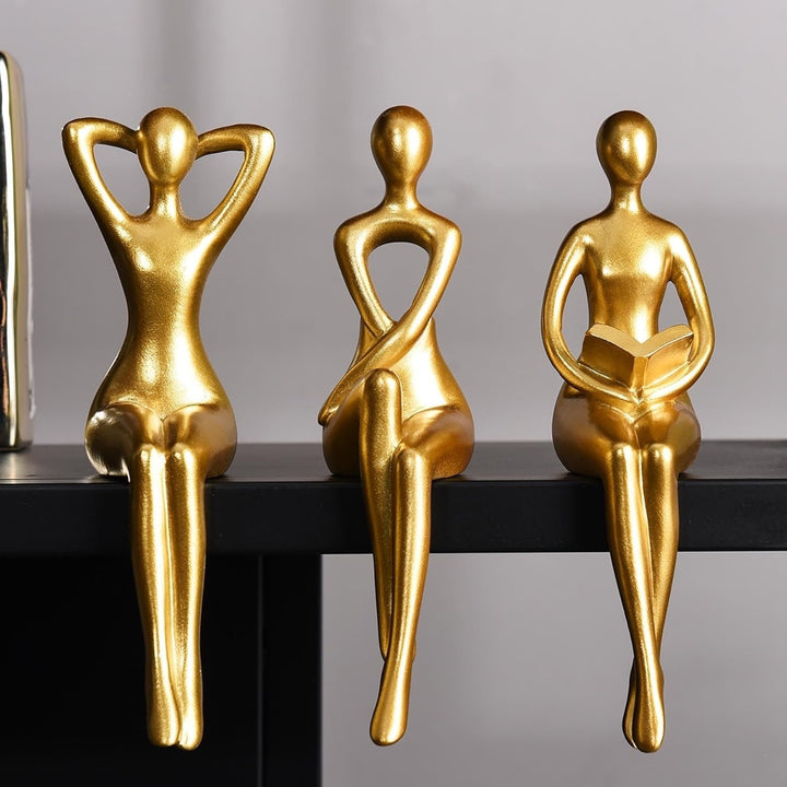 Modern Abstract Figurine Set Karnz