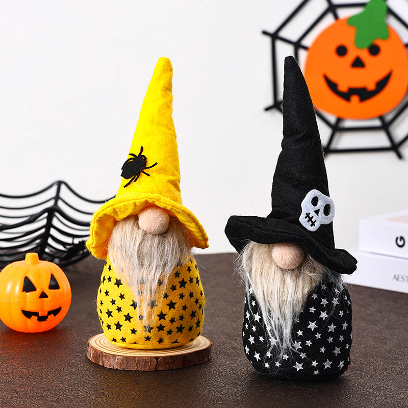 Dekorative Halloween Gnom Figur Karnz