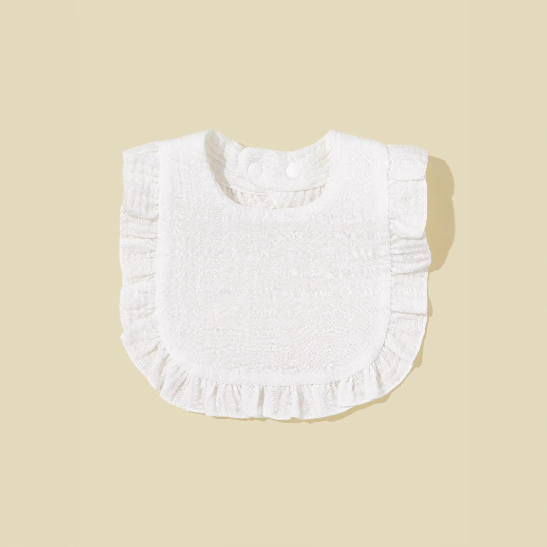 Weiches Musselin Baby Lätzchen und Wickelunterlage Set Karnz