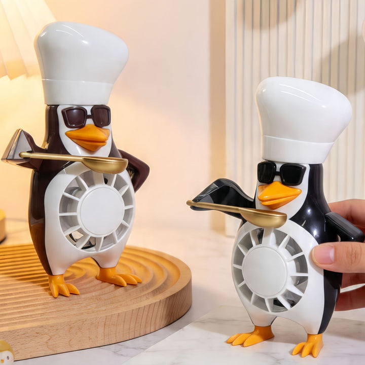 Unisex Tischventilator im cleveren Pinguin-Design Karnz