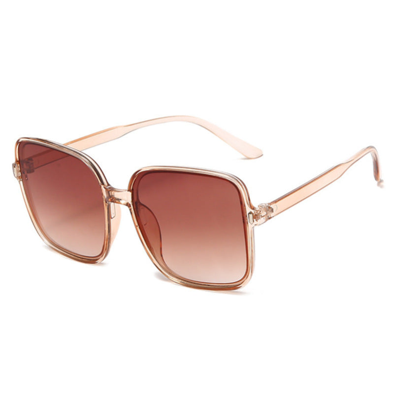 Damen große quadratische Sonnenbrille mit auffälligem Muster Karnz