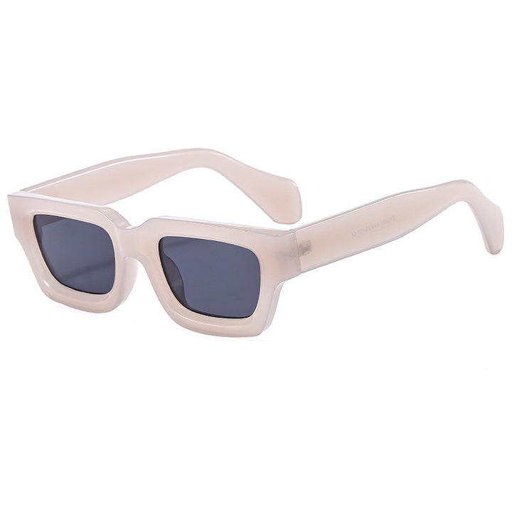 Damen Sonnenbrille im modernen und futuristischen Rechteckdesign Karnz