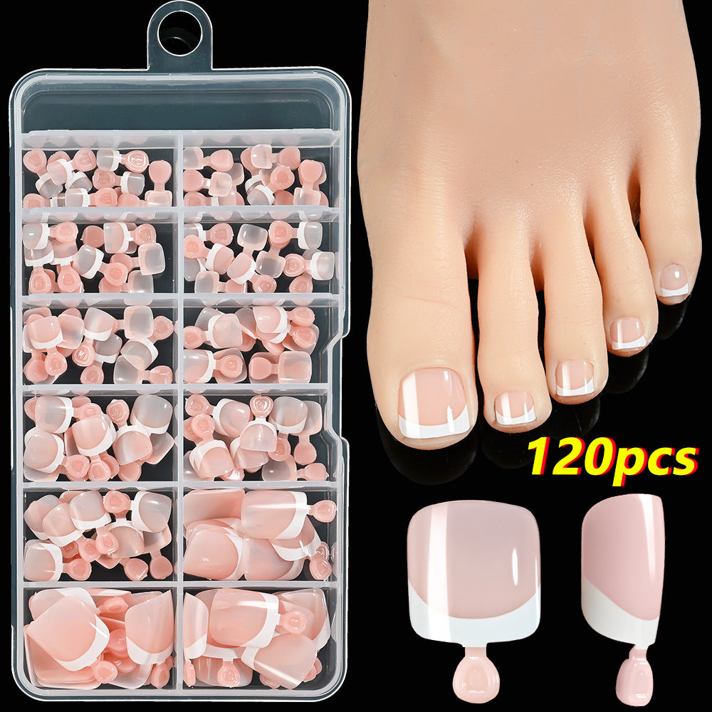 French Tip Gel Fußnagel Set Karnz