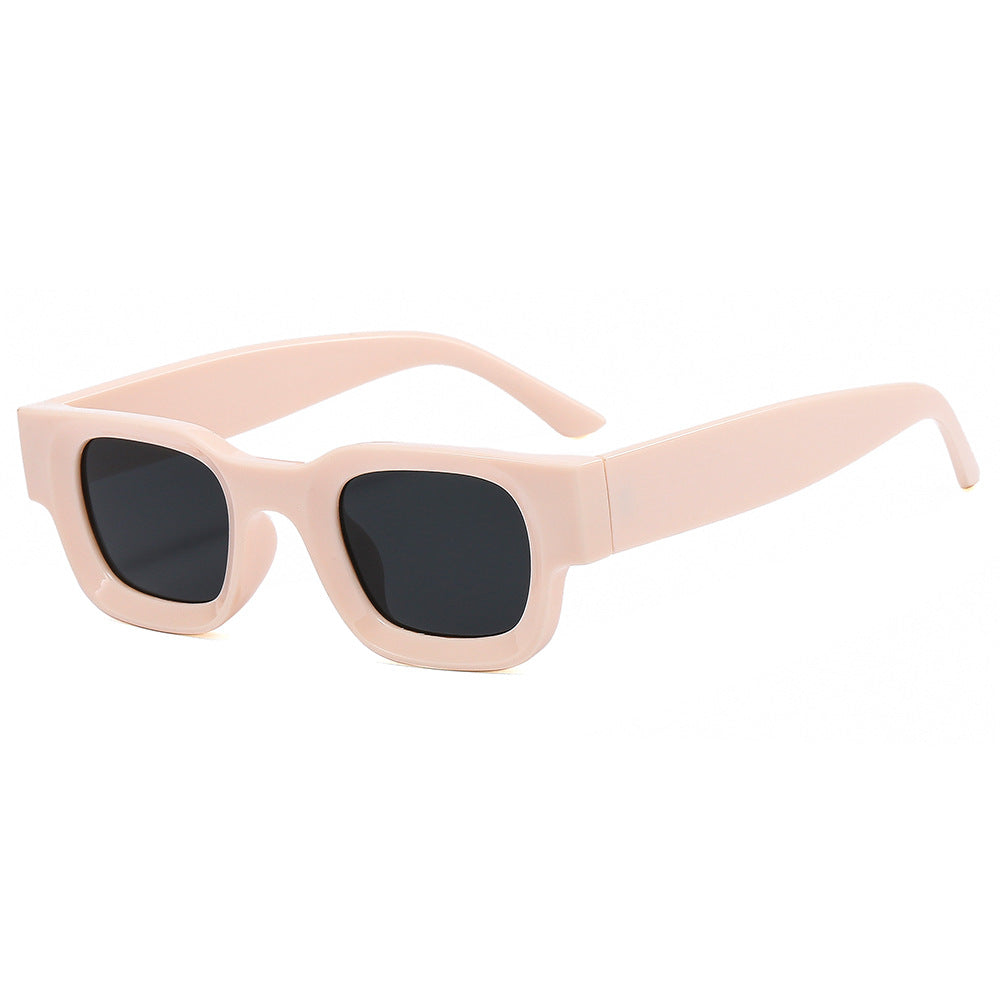 Damen modische Sonnenbrille mit einzigartigem geometrischem Rahmen Karnz