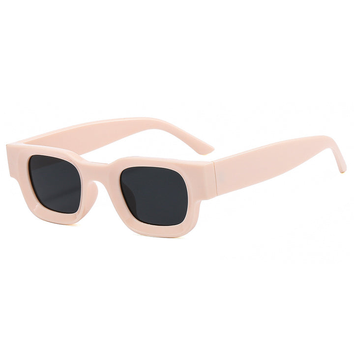 Damen modische Sonnenbrille mit einzigartigem geometrischem Rahmen Karnz