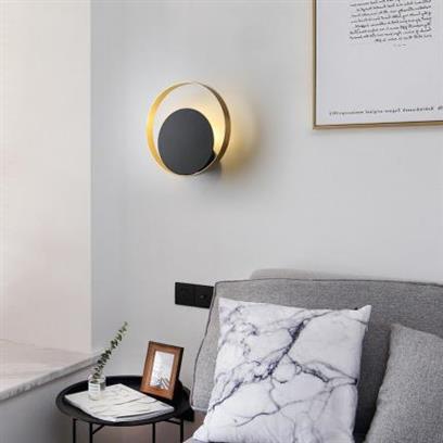 Moderne Dual-Circle Wandlampe