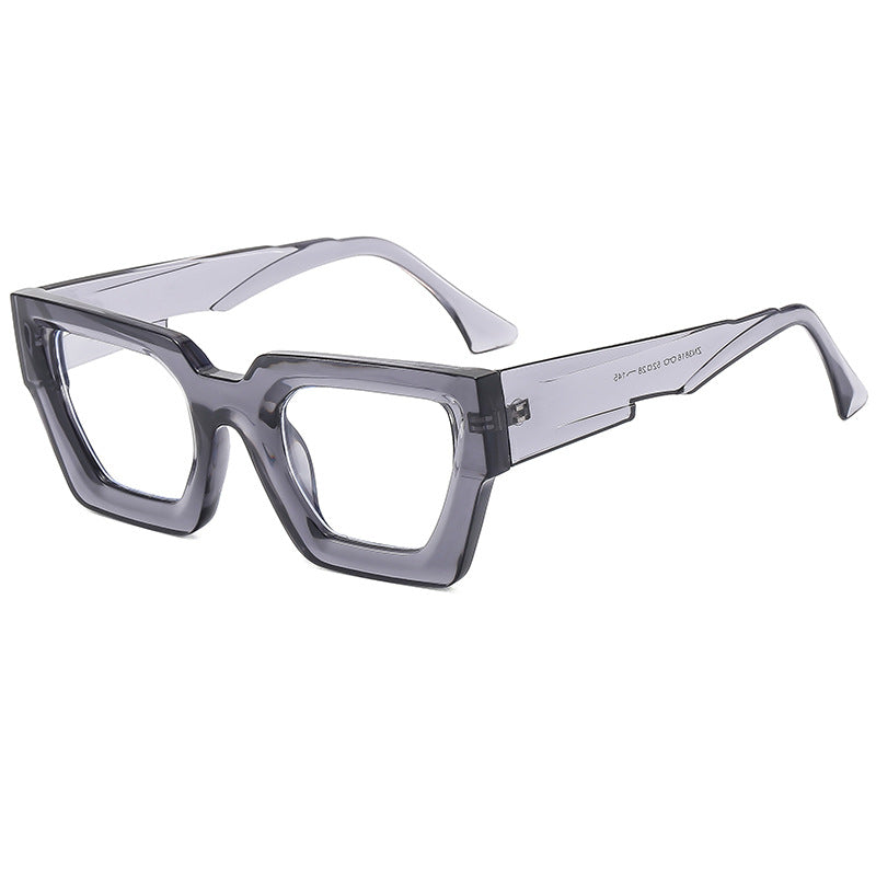 Damen stylische quadratische Sonnenbrille im modernen Design mit veredelt Kunststoffrahmen Karnz