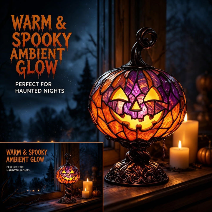 Dekorative Halloween-Kürbislampe Karnz