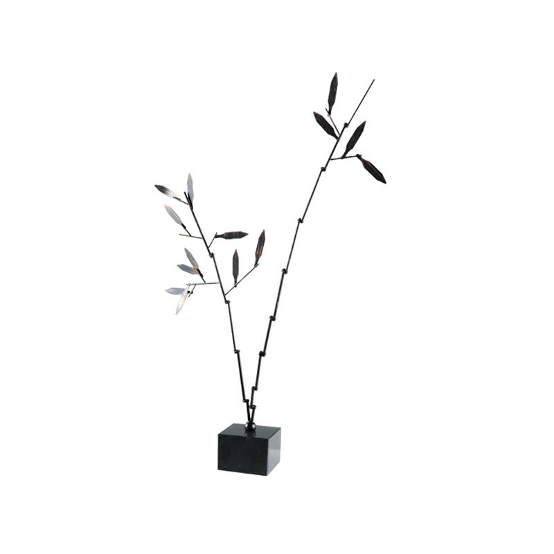 Minimalistische Metallblatt Skulptur