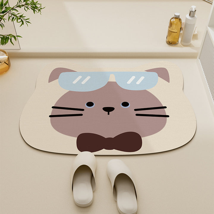 Adorable Frosch-förmige Badmatte