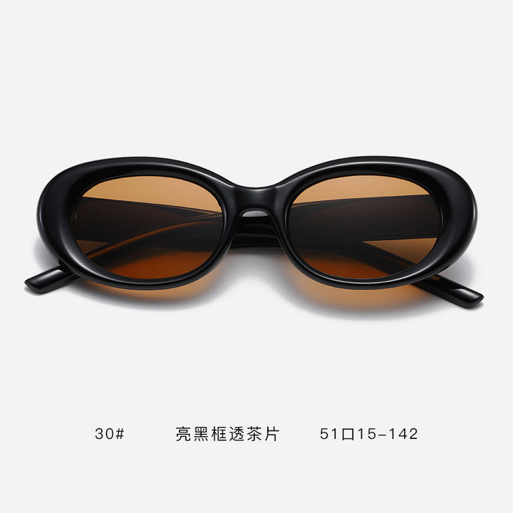 Damen Designer-Sonnenbrille im modernen Maskenformat Karnz