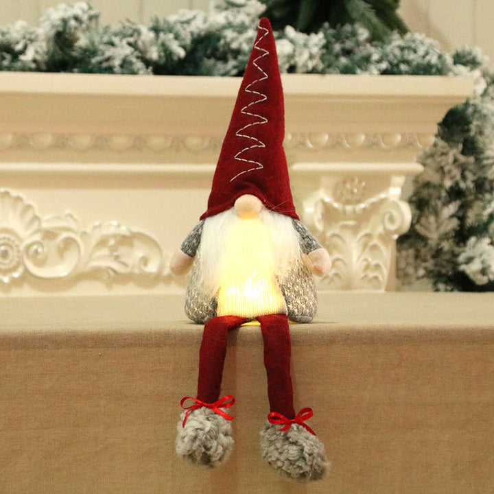 Dekorativer Plüsch-Gnom-Figurine Karnz