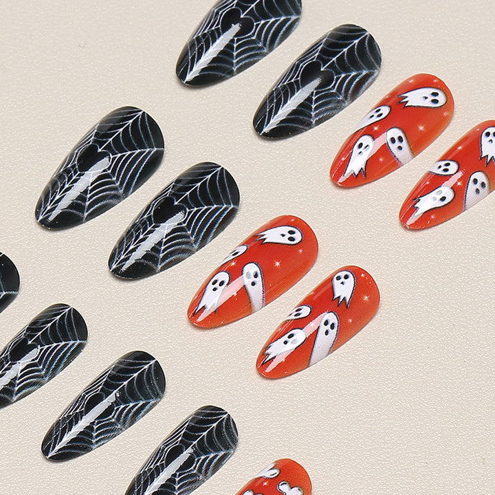 Spooky-Themen Press-On Nagelset