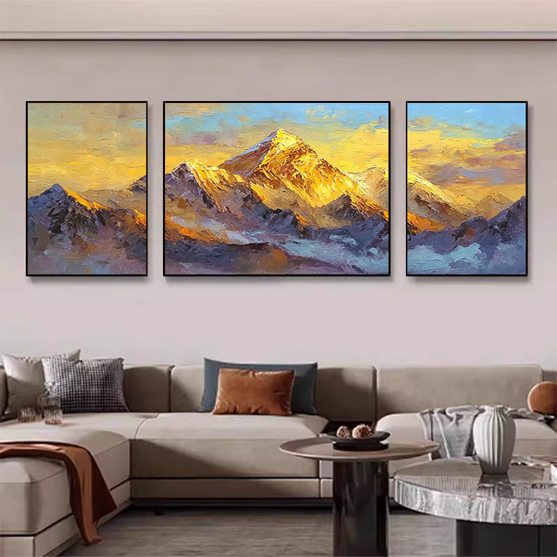 Triptychon Berglandschaft Leinwandkunst