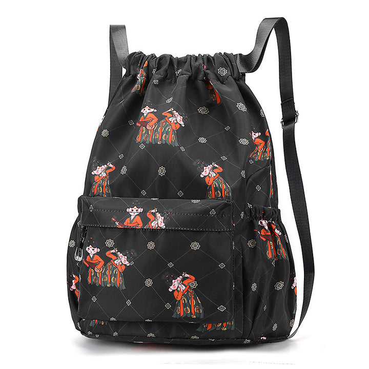 Fun Cartoon Print Drawstring Rucksack Karnz