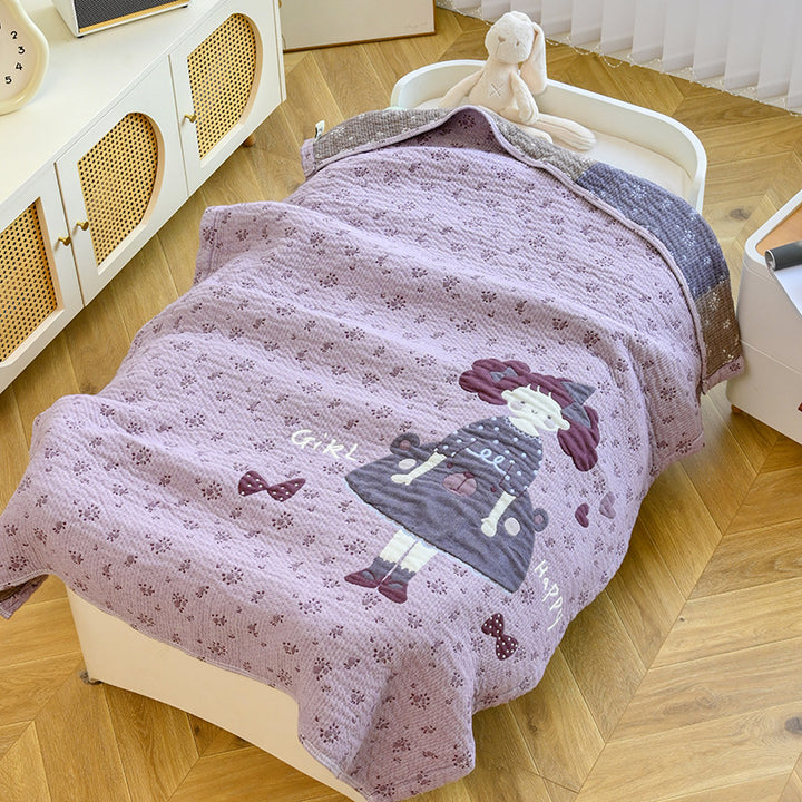 Damen Kuscheldecke mit charmantem Prinzessinnen-Design Karnz
