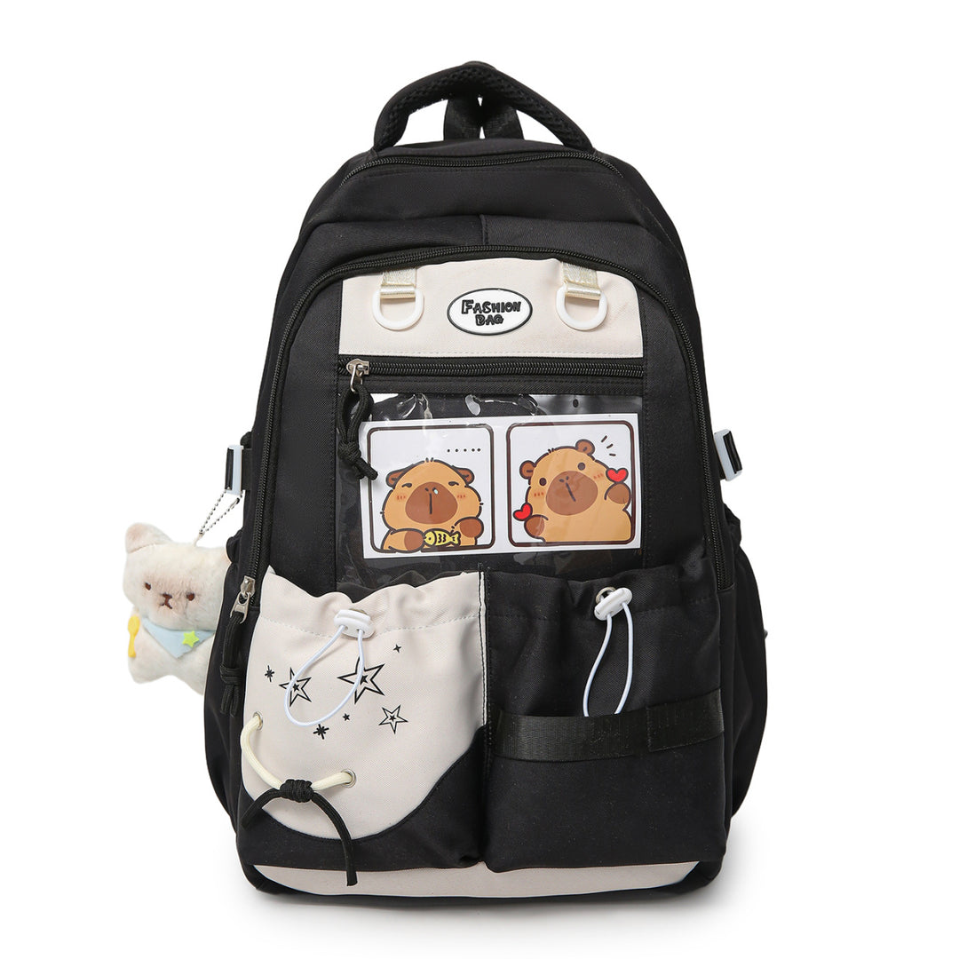 Cartoon-Charakter Druck Schulrucksack Karnz