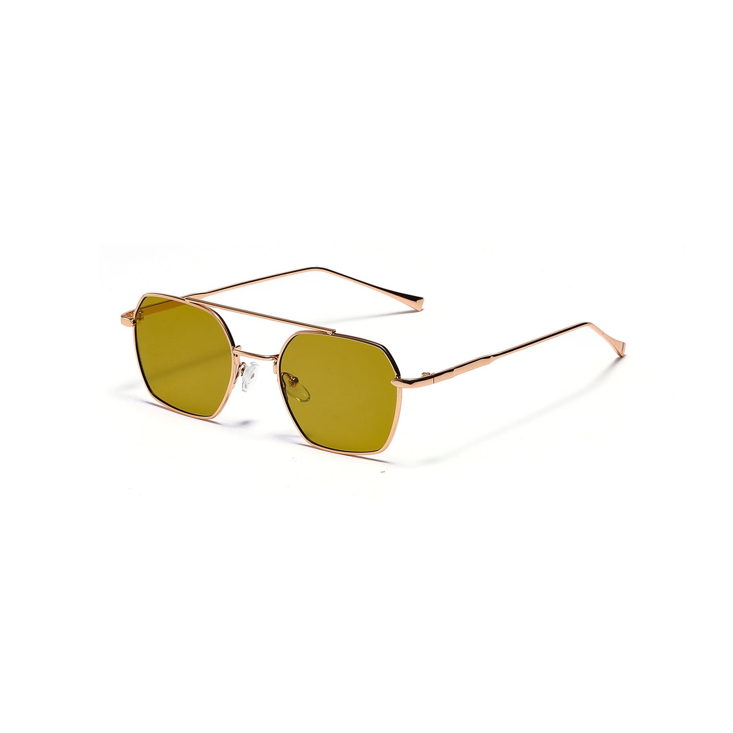 Damen filigrane Sonnenbrille mit elegantem polygonalen Rahmen Karnz