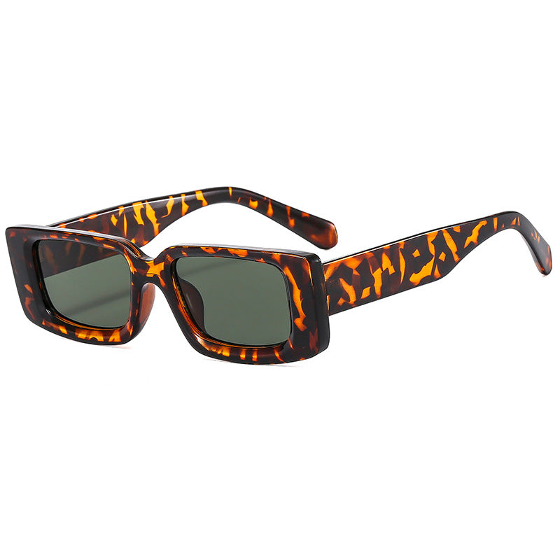 Damen modische Sonnenbrille mit trendy transparentem Rahmen und sportlichem Design Karnz