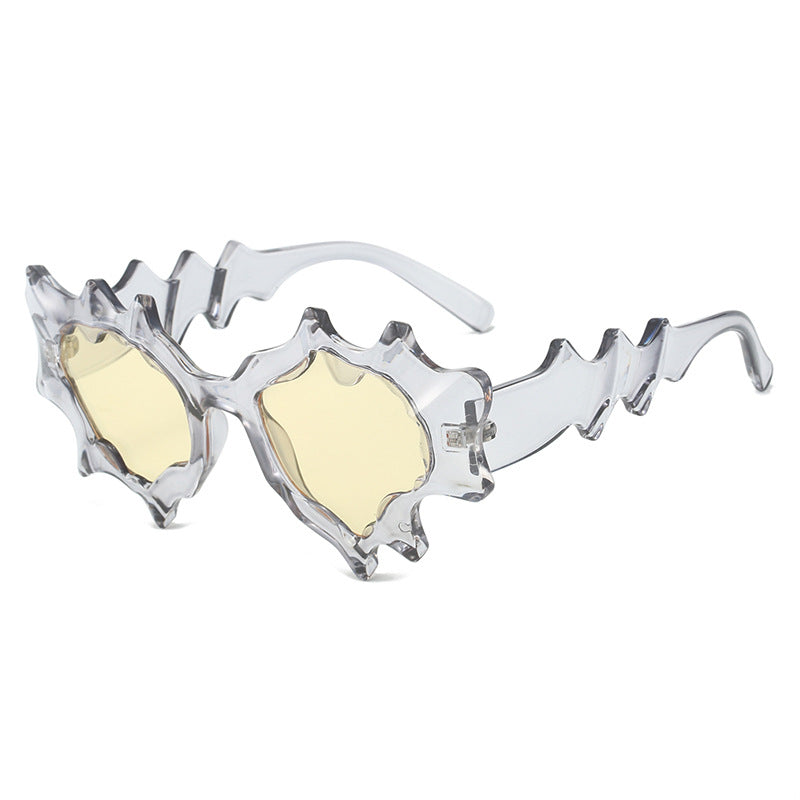 Damen auffällige künstlerische Sonnenbrille Karnz