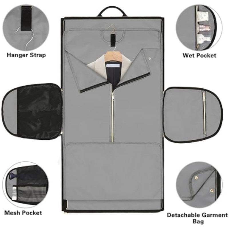 Multifunktionale Business-Tasche mit Integriertem Anzugfach Karnz