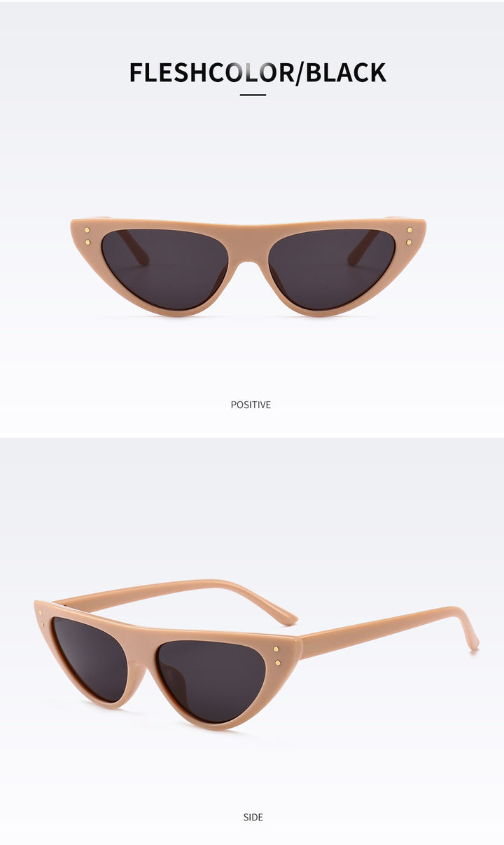Chic Cat-Eye Sonnenbrille mit erhöhtem Design Karnz