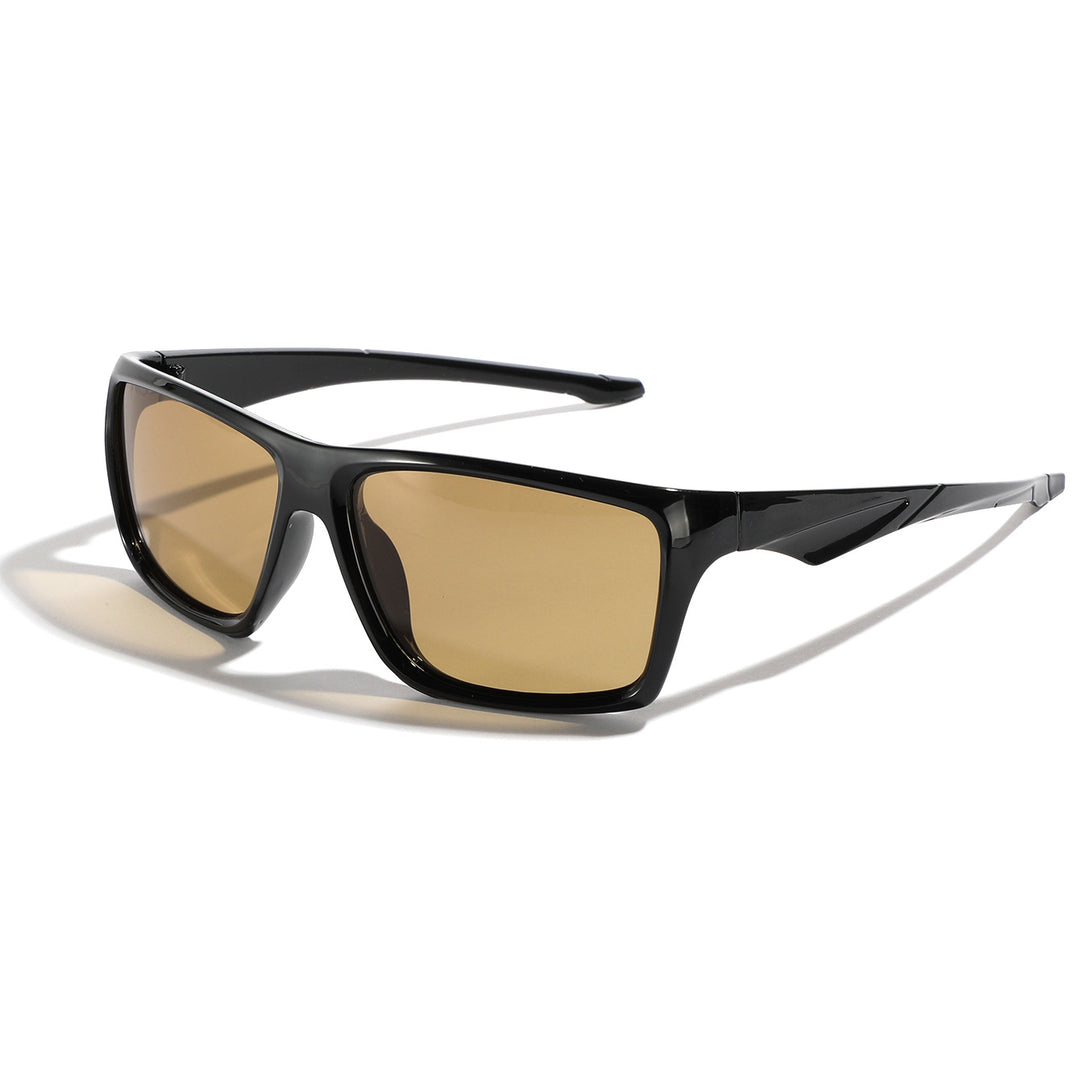 Damen sportliche Sonnenbrille mit robustem Rahmen und UV-Schutz Karnz